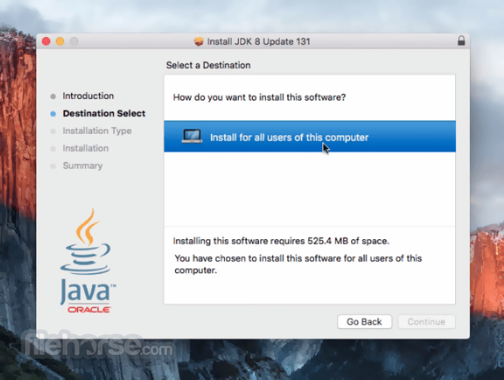 on mac check for java updates